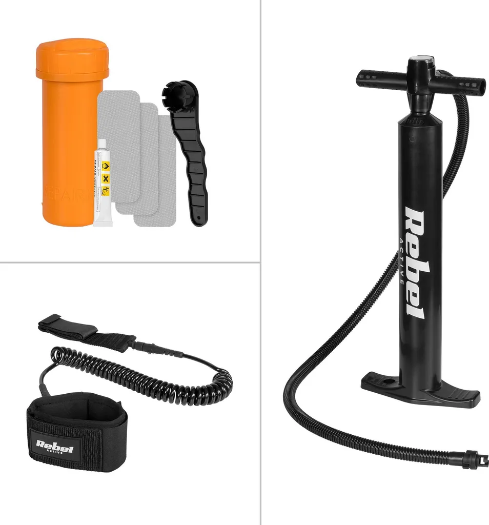 Stand Up Paddle Gonflable REBEL ACTIVE 244cm - Pack Complet Pagaie