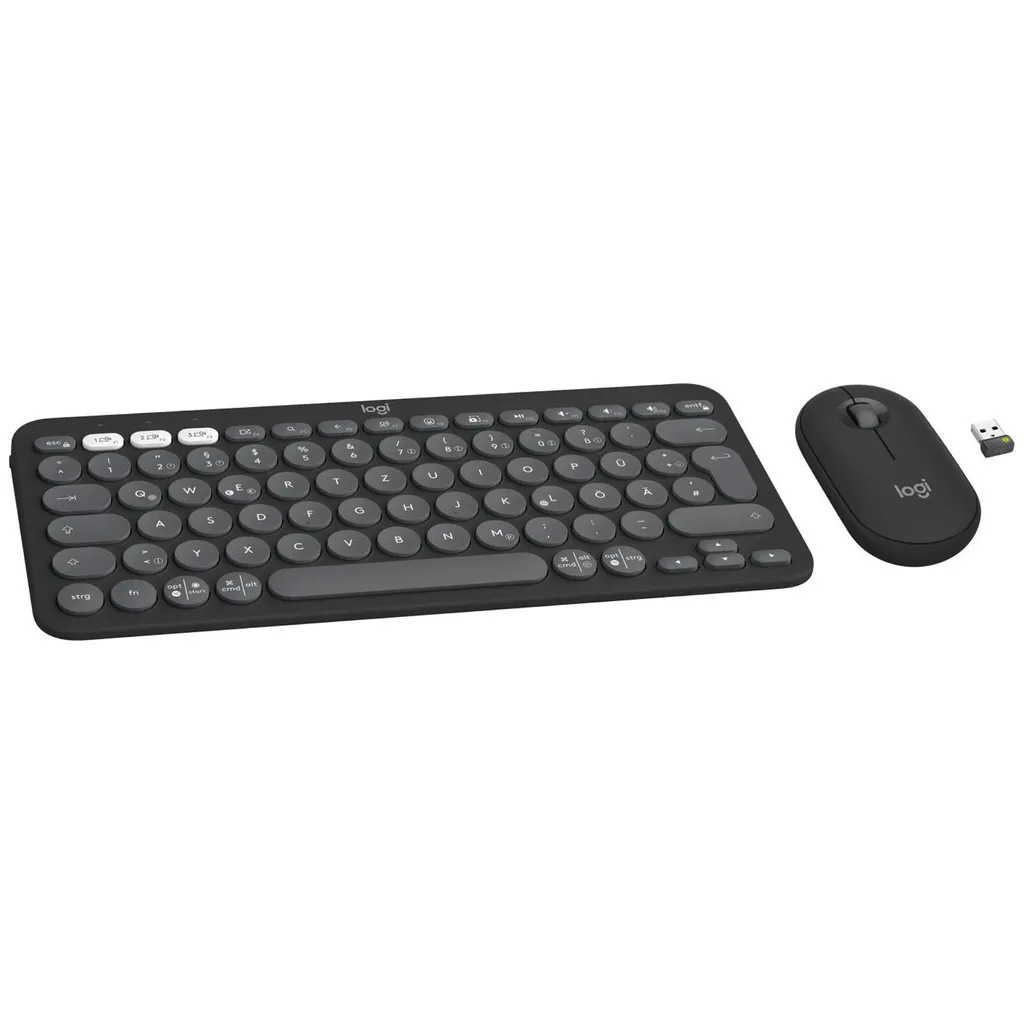 Logitech Pebble 2 Combo 920-012203 Ensemble Clavier et Souris Graphite - 2