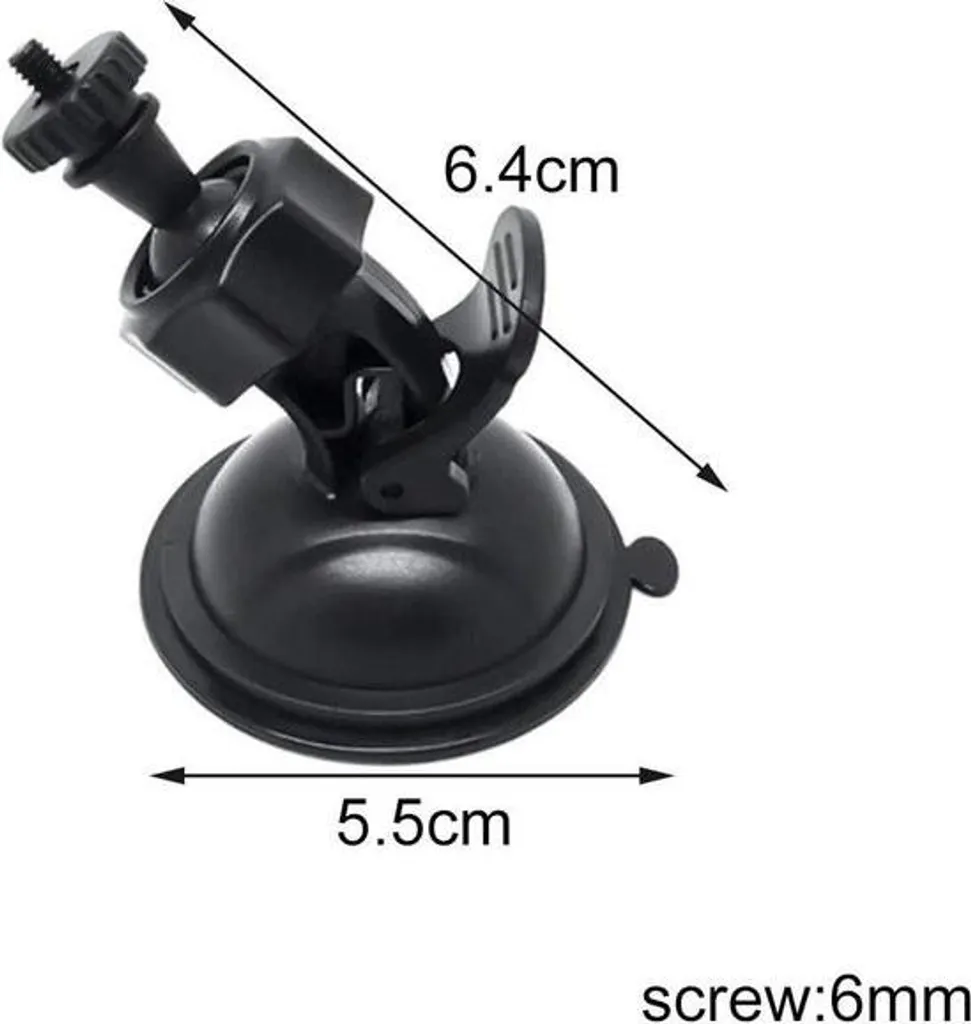 Support anti-vibrations caméra embarquée voiture ventouse stable