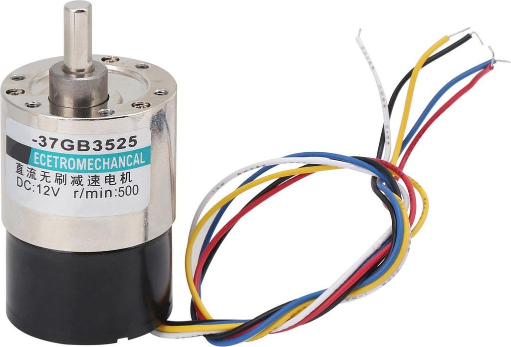 Bürstenloser Mini-Motor mit Drehzahlreduzierung (CW/CCW) DC 12 V für CNC-Werkzeugmaschinen XD?37GB3525500 U/min