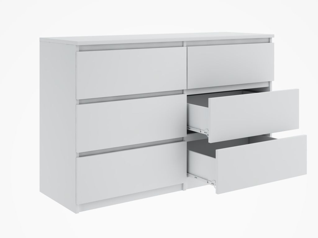 Krásná moderní komoda se 6 zásuvkami 120 cm, příborník, Obrázek produktu 2