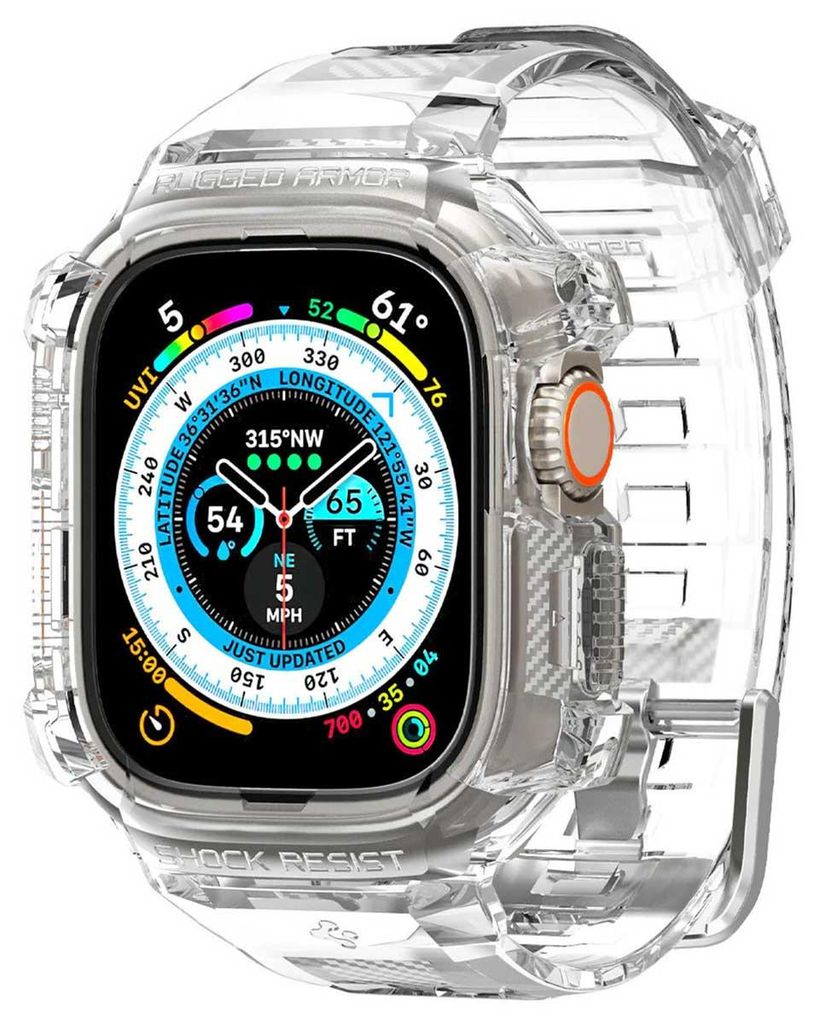 Spigen Rugged Armor Pro, Hülle, Smartwatch, Transparent, Produktbild 
