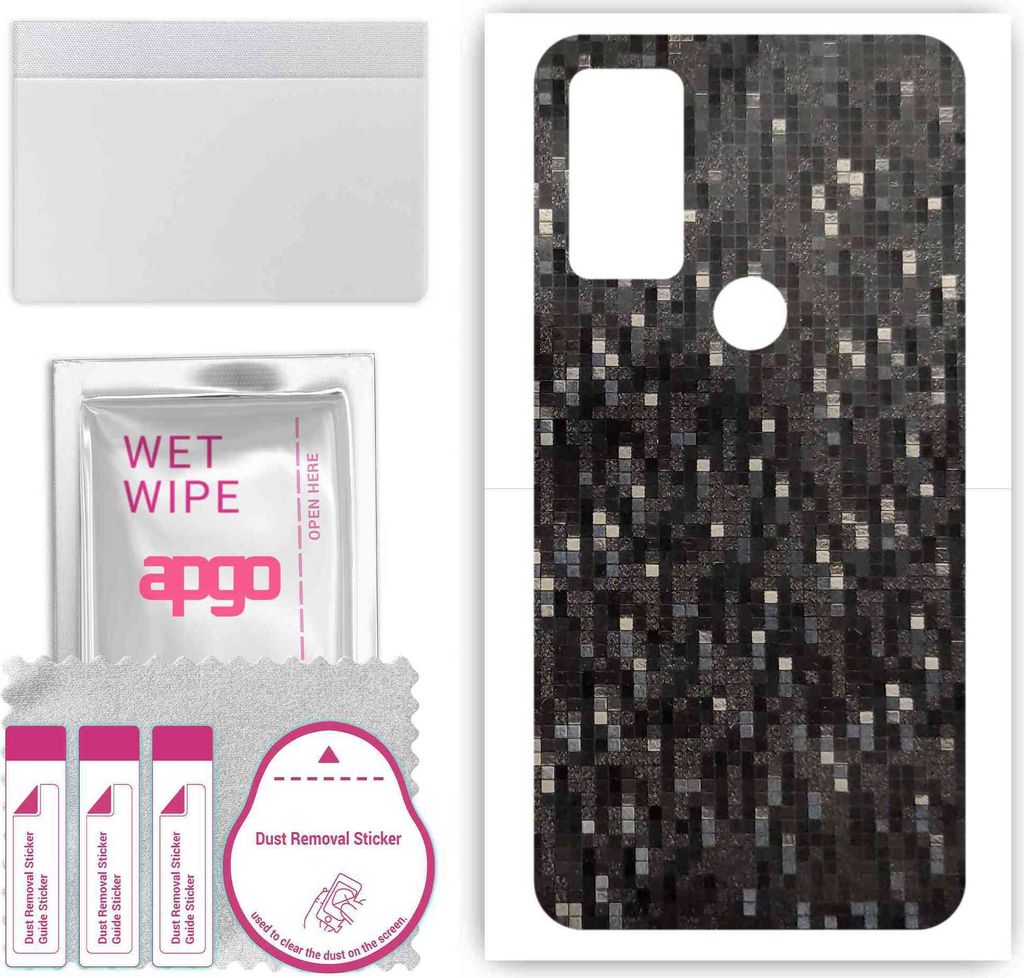 apgo Rückseite Schutzfolie, Skin, kompatibel mit Motorola Moto G Play Gen 2, Hinten Displayschutzfolie aus Vinylfolie, kratzfest, einfache Montage...