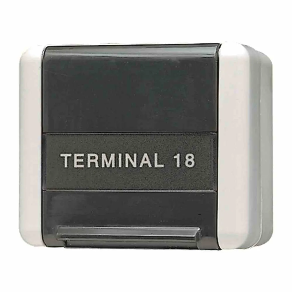 Boîtier JUNG 854W WG800 IP44 robuste pour connectique informatique