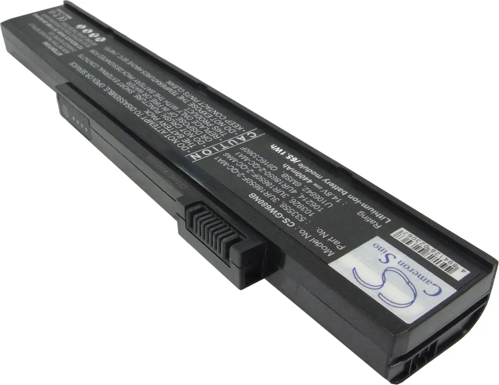 Batterie Ordinateur Portable Gateway 6022GZ 6023GP Haute Capacité 6 Cell