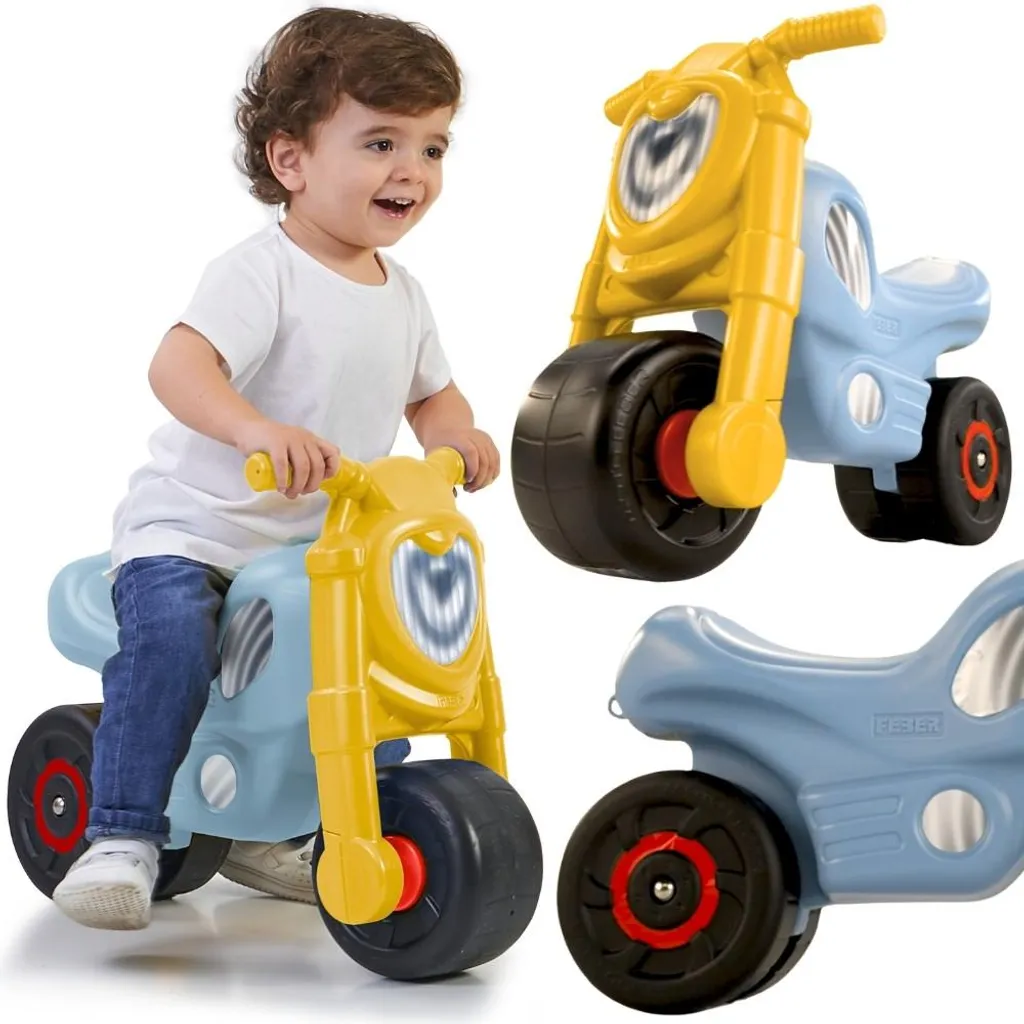 Draisienne enfant Feber Motofeber, porteur stable de 18 mois à 3 ans