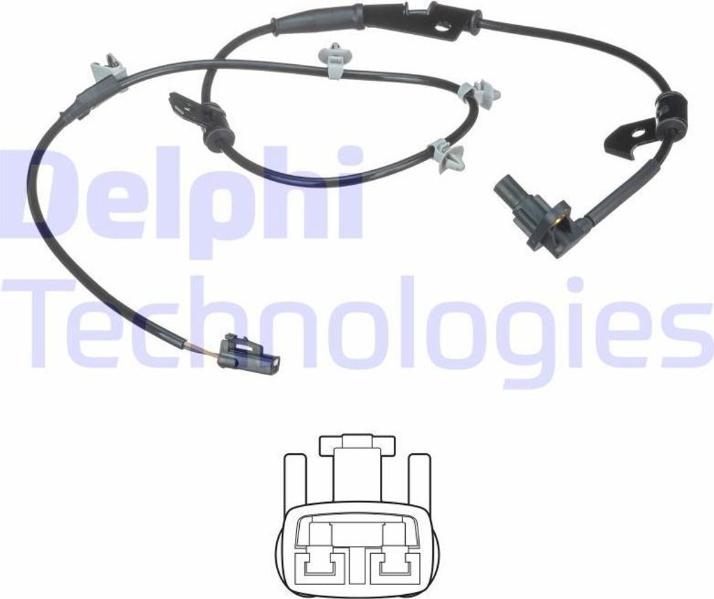DELPHI SS20531 Raddrehzahlsensor OE 956702C800 kompatibel mit Tiburon, Coupe