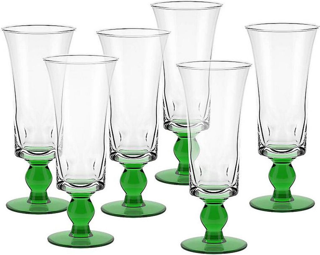Eiscremeglas 6er-Set Umbria Bambini 26cm grün