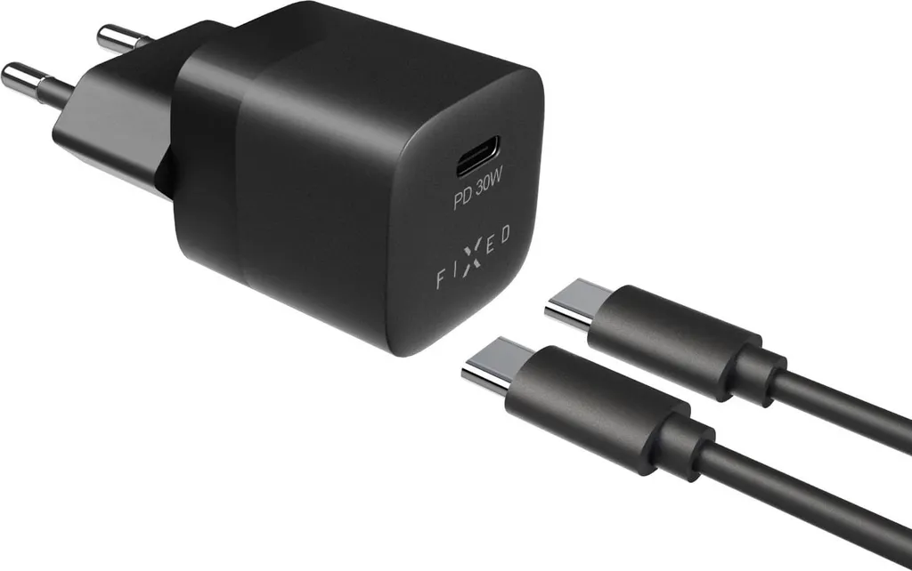 Chargeur de voyage USB-C 30W et câble, solution rapide Fixed Mini