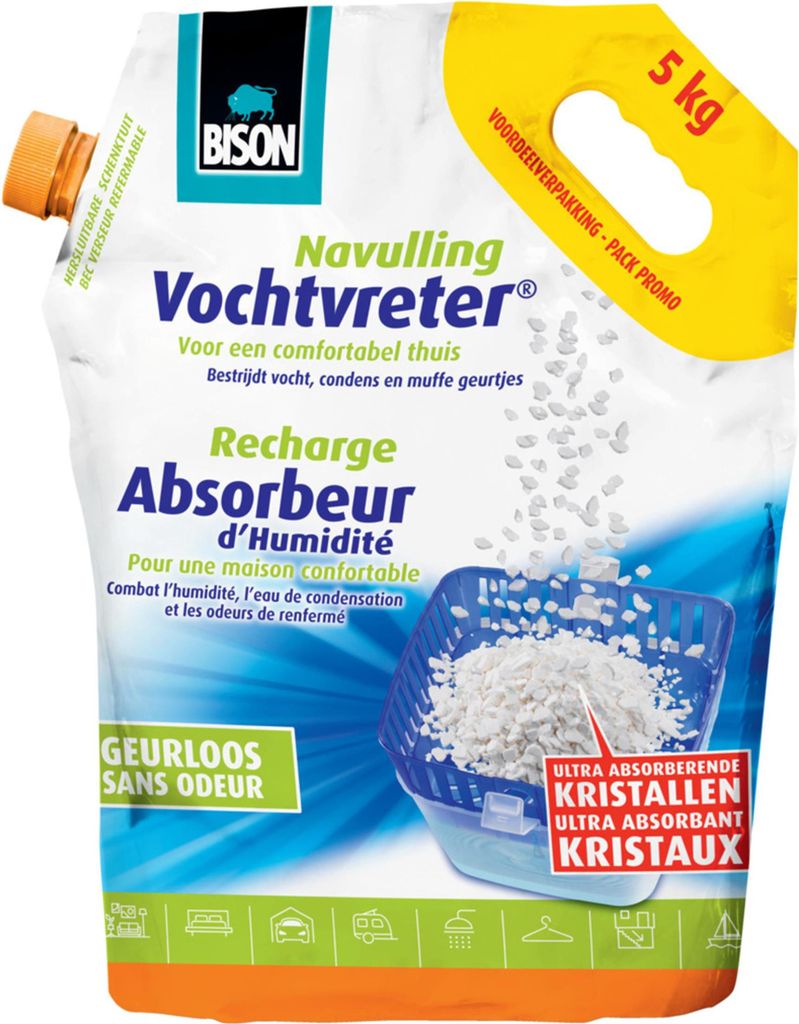 Bison Feuchtigkeitsabsorber Ultra Nachfüllung 5 kg