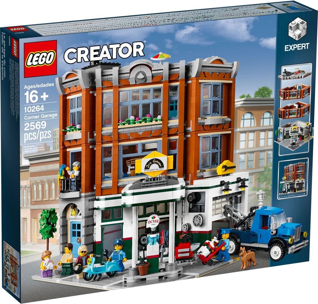 LEGO Creator Expert Corner Garage Set, Zestaw do budowania, Zdjęcie produktu 