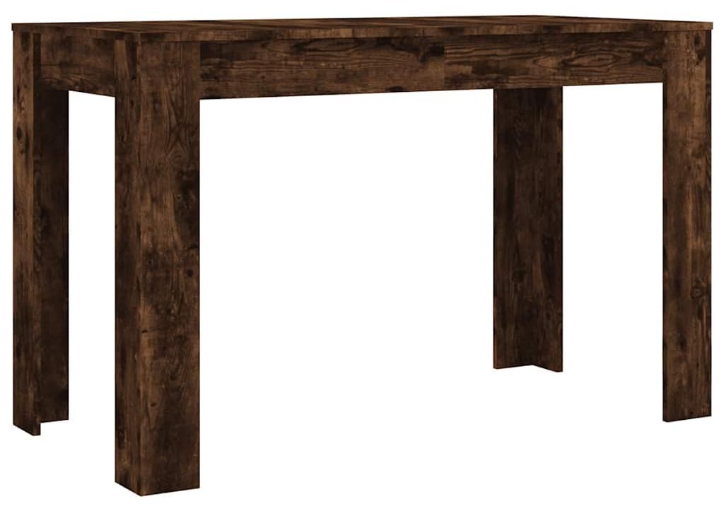 vidaXL Esstisch Räuchereiche 120x60x76 cm Holzwerkstoff Produktbild 