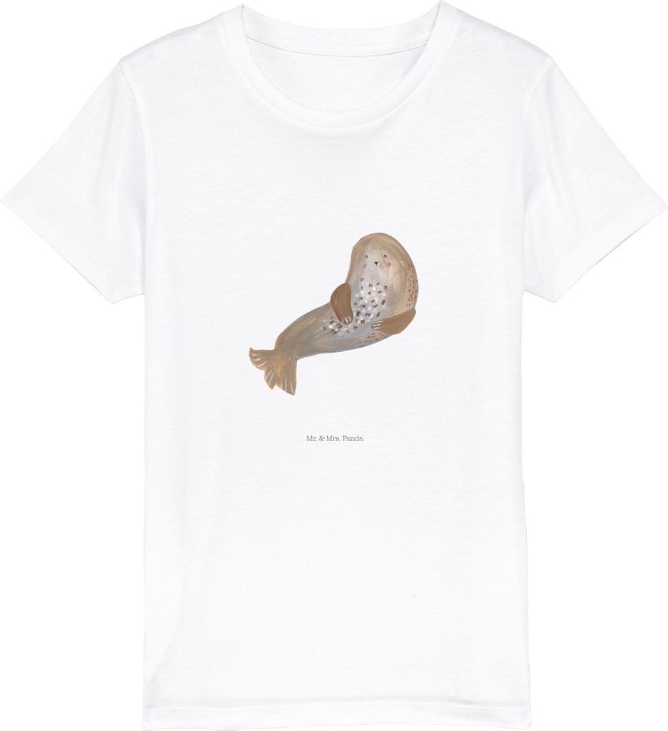 Mr. & Mrs. Panda Kleinkinder T-Shirt Robbe Lachen 7-8 Jahre Produktbild 