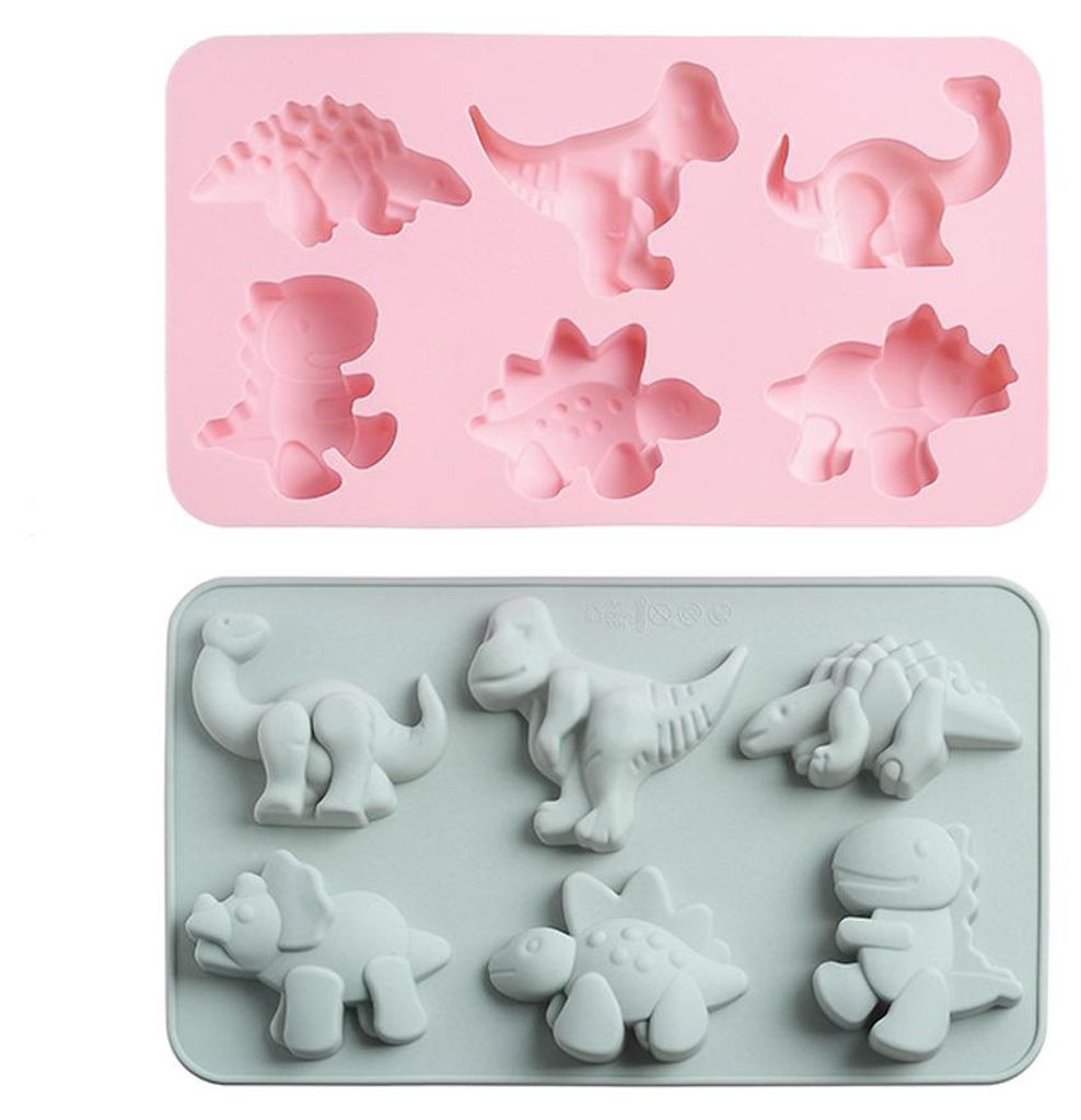 CANDeal 2 kusy silikonové formy na dinosauří pralinky, Obrázek produktu 