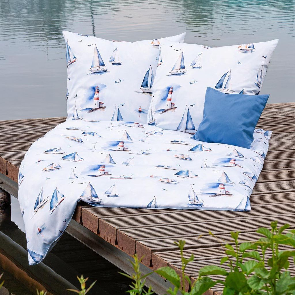 Janine Mako-Satin Bettwäsche modern art S 42161-02 Produktbild 