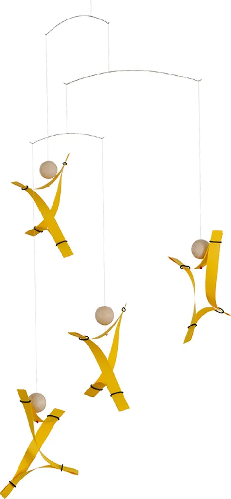 Flensted Mobiles Free Mind Jaune - Mobile Suspendu Design de Danemark