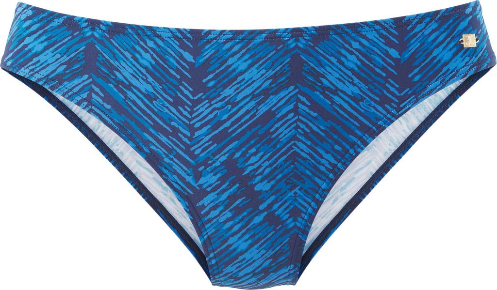 JETTE Bikini-Hose Floretta marine bedruckt Größe 38
