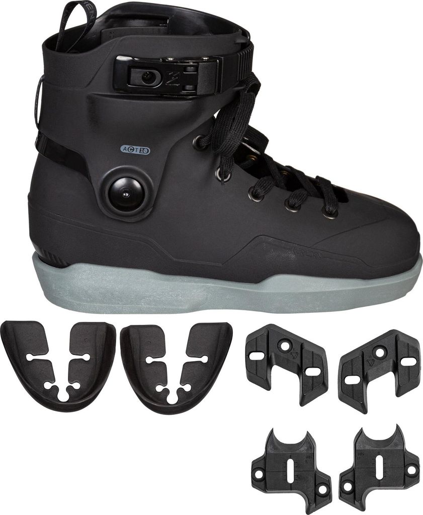 IQON ACT Interlink Inline Skate Boot Only Skeleton | Vielseitiger Hardboot für Wizard-, Aggressiv- & Urban-Skating | Kompatibel mit UFS, Trinity &...
