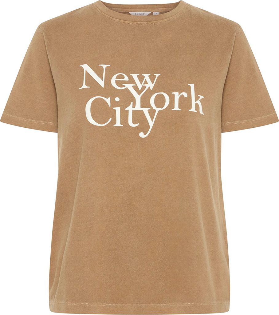 b.young T-Shirt Relaxed Fit NYC Print Weich Lässig Größe: M