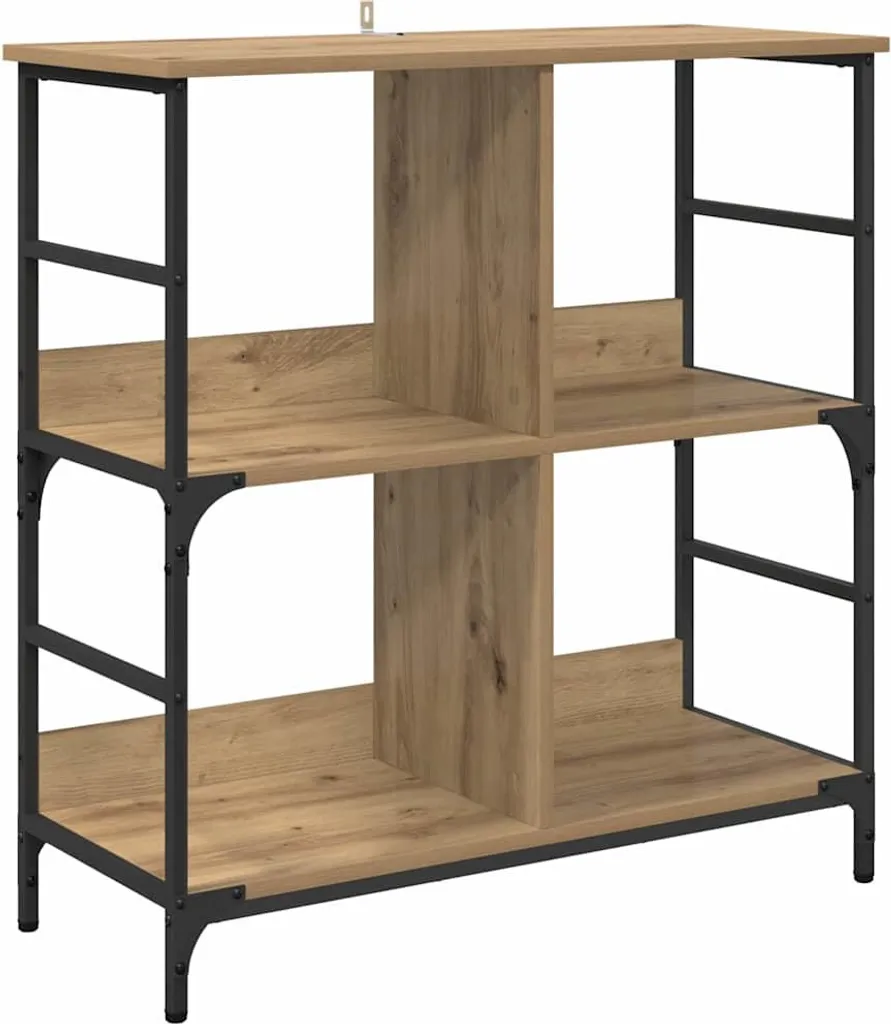Libreria Moderna SYFAX™ 78.5x33x82 cm - Organizer Rovere Multistrato