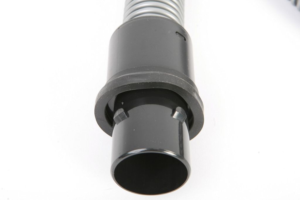 vhbw tubo compatibile con Nilfisk GD10, GD1005, GD1010, GD5, GD920, GD930 aspirapolvere - con attacco da 32 mm, 60 - 94 cm, nero / argentato