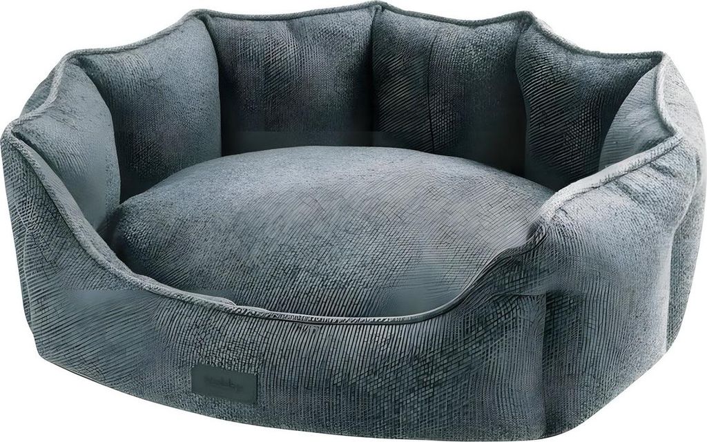 Nobby Hundebett Anda oval grau, Maße: 86 x 70 x 24 cm
