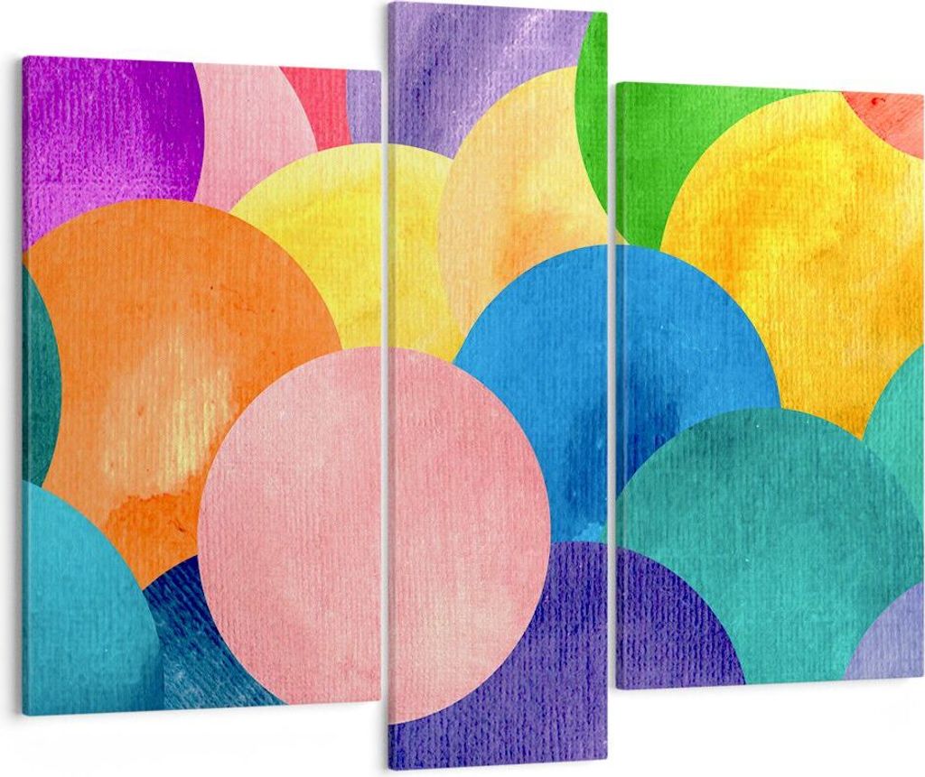 Bild auf Leinwand - Leinwandbild - Abstraktion modern - 95x80cm - Wand Bild - Wanddeko - Wandbilder - Leinwanddruck - Bilder - Kunstdruck - Wanddek...