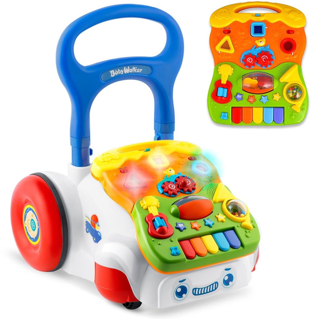 Chodzik edukacyjny z muzyką 2w1 RK-744 Ricokids biały Obrázok produktu 