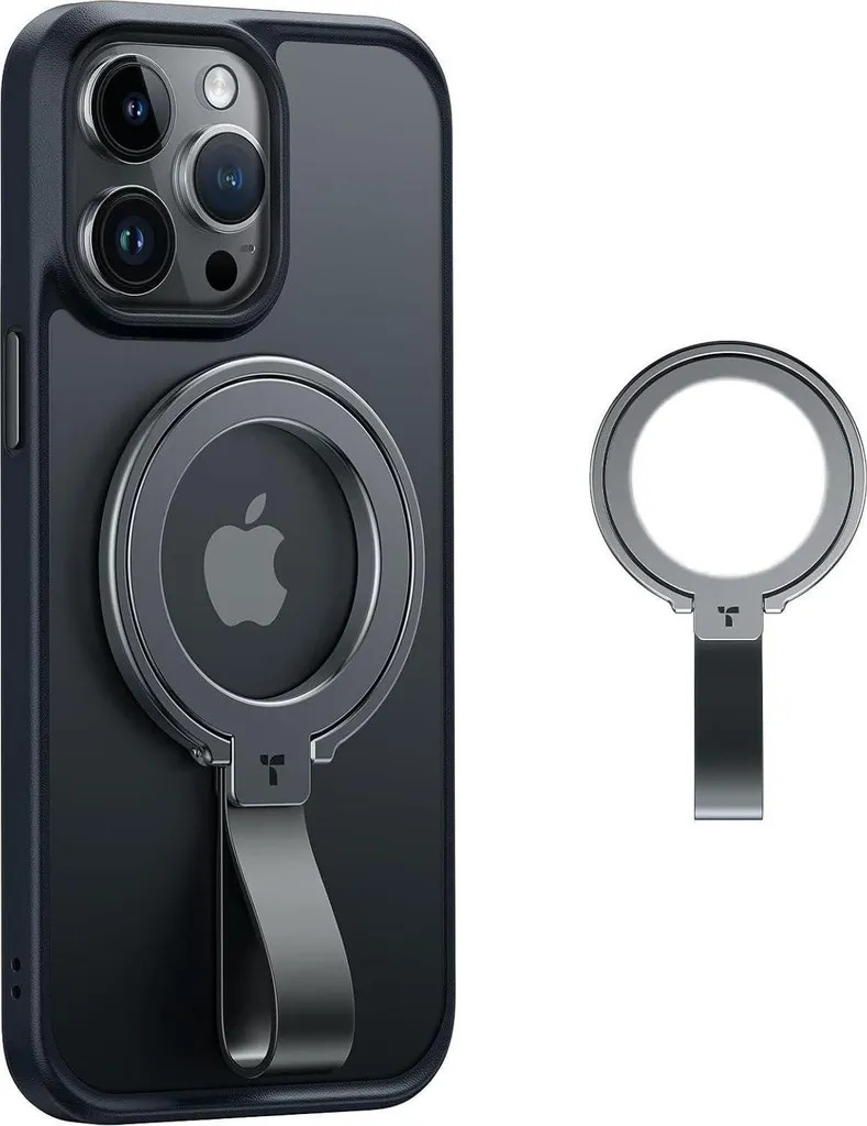 TORRAS Anello MagSafe 12N Magnetico: Supporto 360° per iPhone e Samsung
