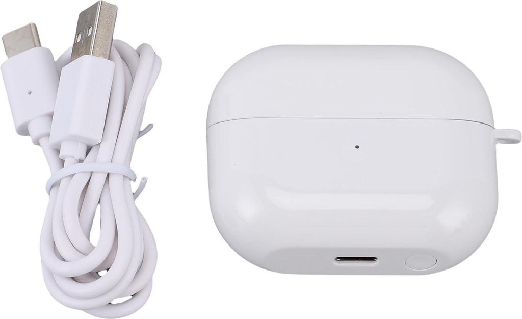 Kopfhörer-Ladehülle, passend für Samsung Galaxy Buds 3 Pro SM-R630, Typ-C-Kabel, Ohrhörer, Bluetooth-Box, Weiß