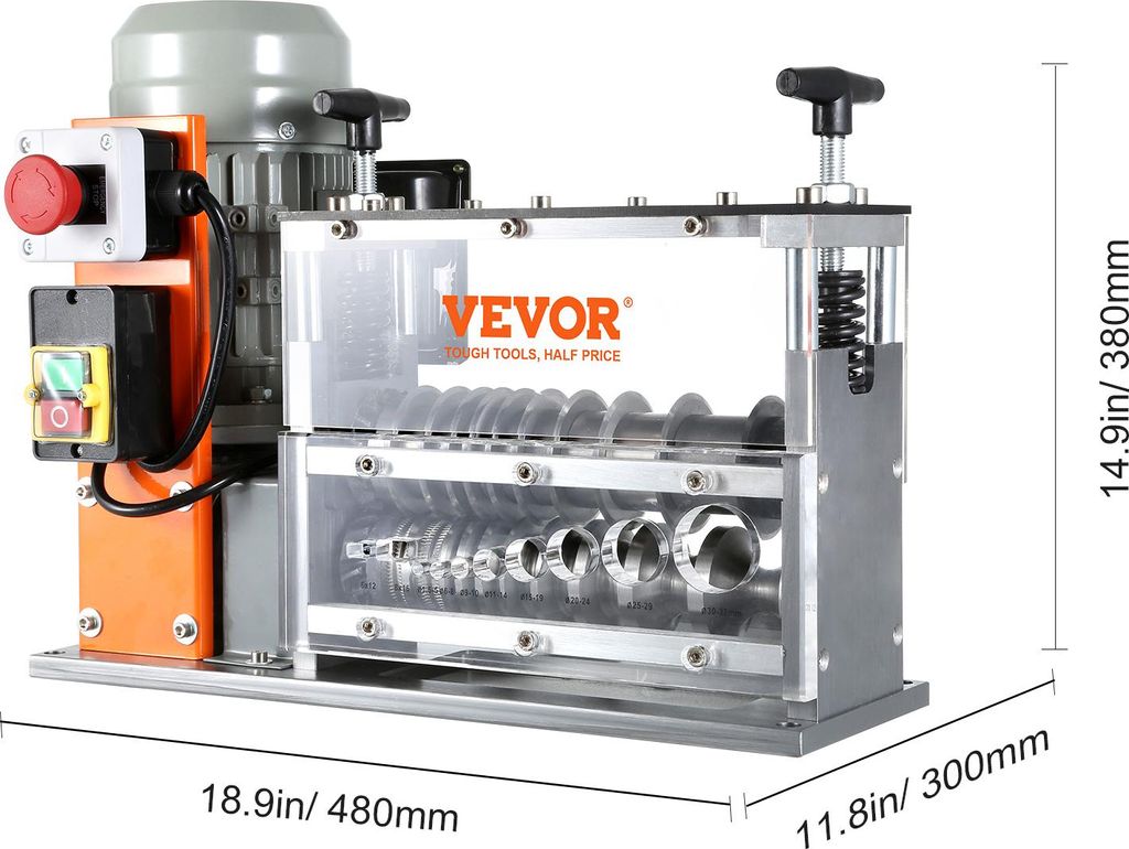 Neuwertige Kabelschälmaschine Kabelabisoliermaschine 1-120mm