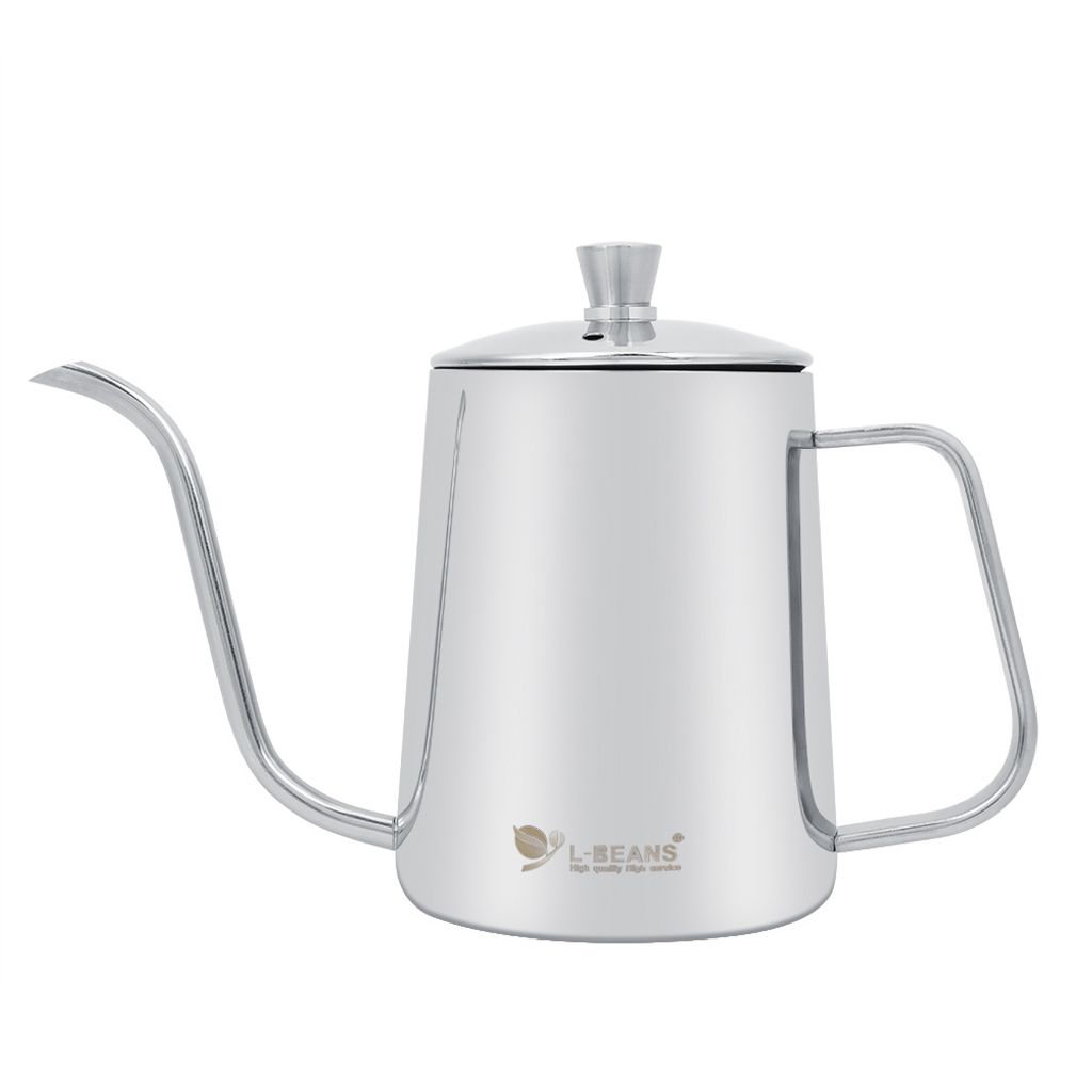 caffettiera in acciaio inox da 550 ml con collo d'oca lungo Immagine del prodotto 