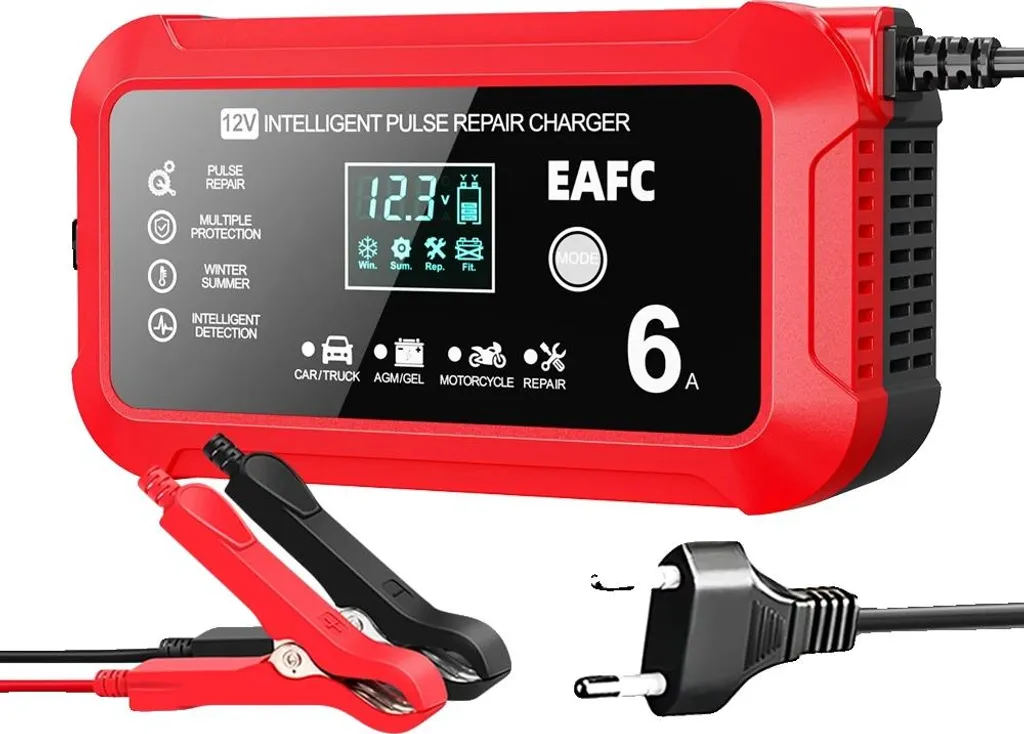 Chargeur de batterie intelligent multi-mode avec écran LCD Style 1