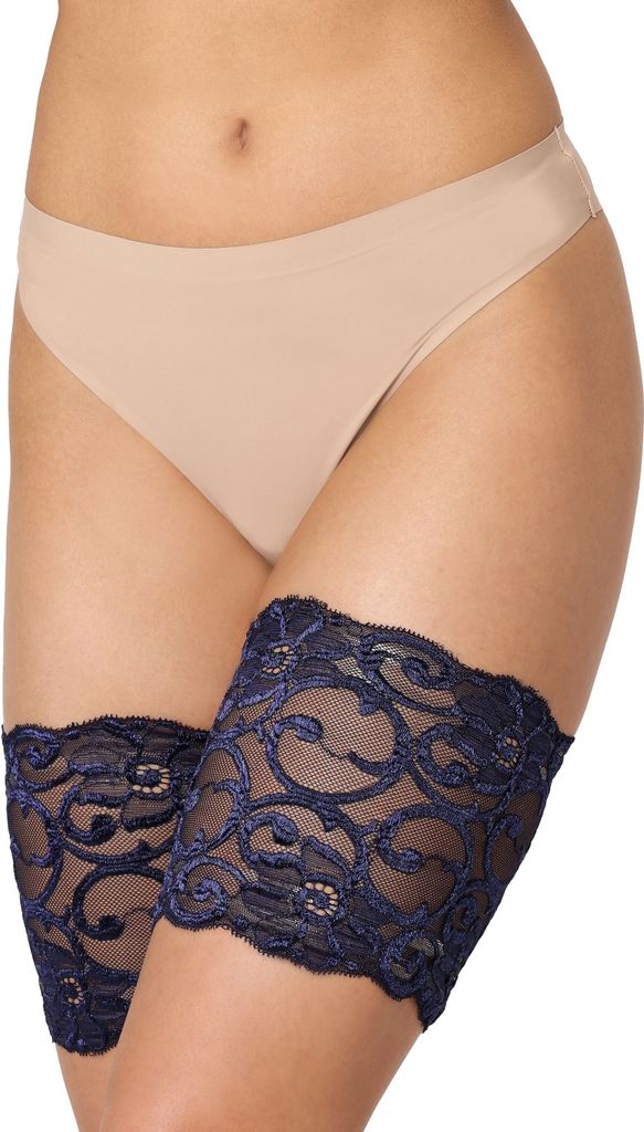 Merry Style Oberschenkelbänder Selbsttragende, elastische Oberschenkelbänder Anti-Reibung mit Spitze und Silikonbändern Oberschenkelband MS10-43...