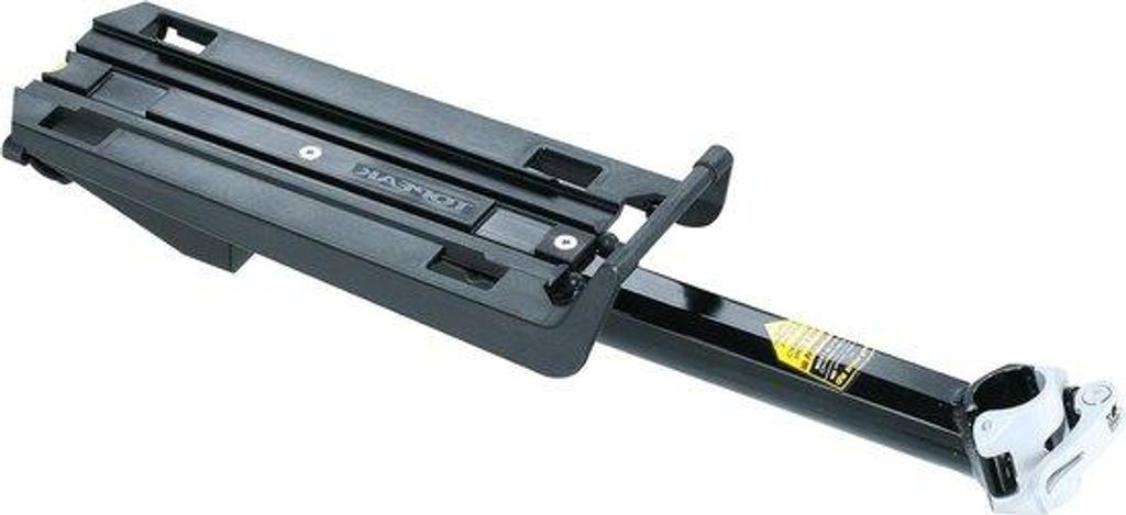 Schwarzes Fahrradregal 51x125x9cm - Fahrradablage