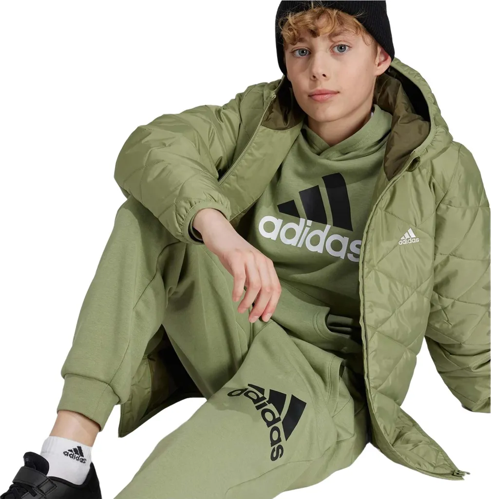 Veste Adidas JF4343 Verte Taille 15-16 Ans en Tissu Respirant Confort