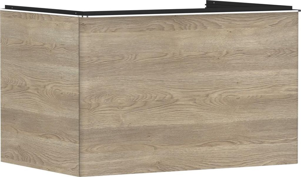 hansgrohe Xelu Q Waschtischunterschrank, 780x550, 1 Schubkasten, für Konsolen mit Aufsatzwaschtisch, geschliffen, 54056000