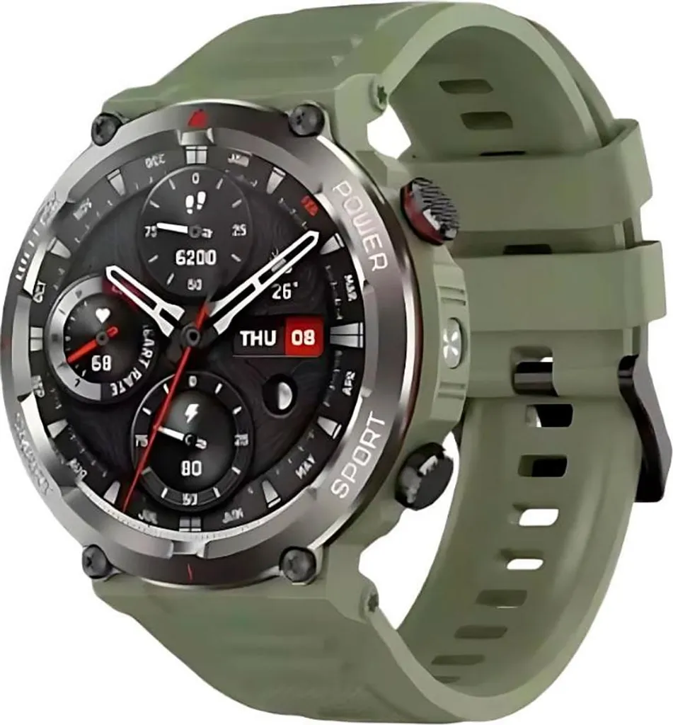 Montre Intelligente W50 Blackview Vert avec Écran HD et Étanche IP68