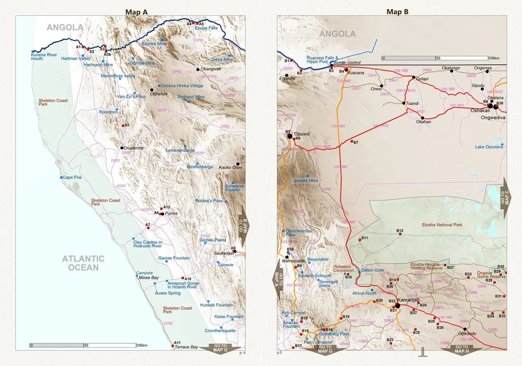 Pack 4 cartes NAMIBIA Plus complet pour une navigation GPS sans faille - 3