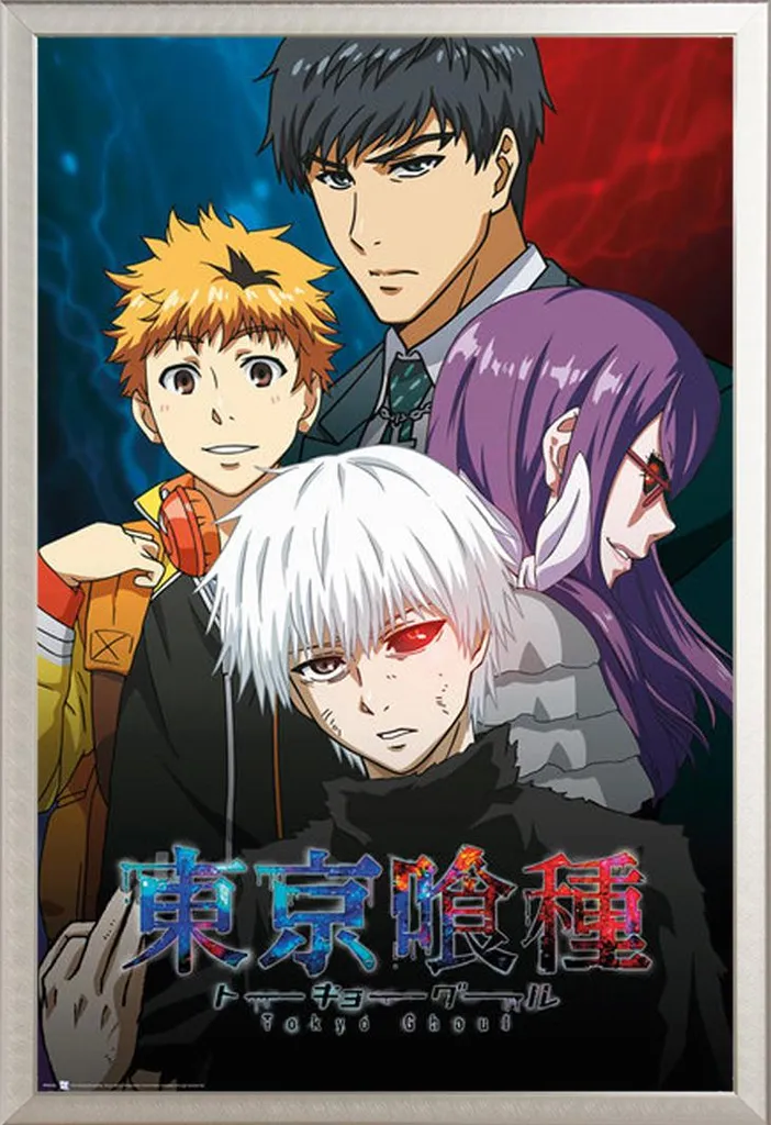 Quadro Tokyo Ghoul Conflict: Cornice Shinsuke Argento e Vetro Acrilico