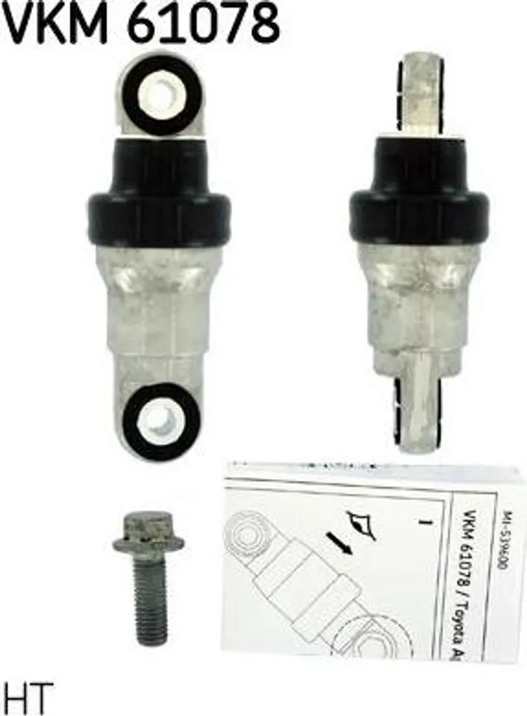 Galet de Tension SKF VKM 61078 en Acier Renforcé pour Moteurs Essence
