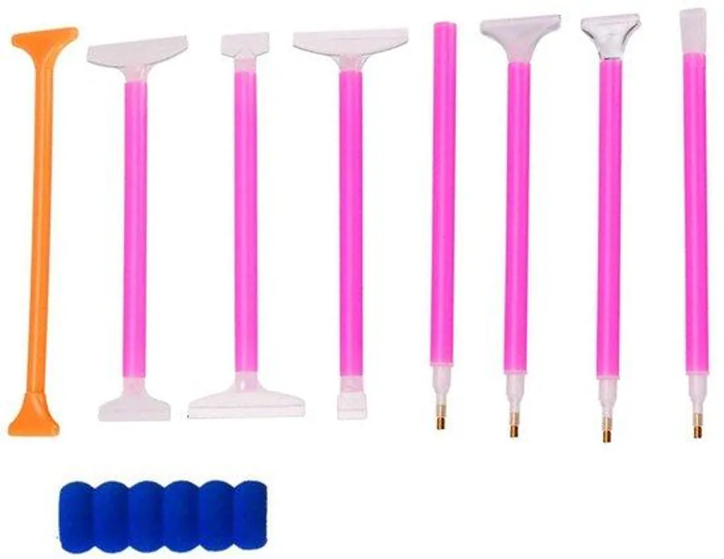 Crayon diamanté 5D ergonomique double embout pour strass et manucure