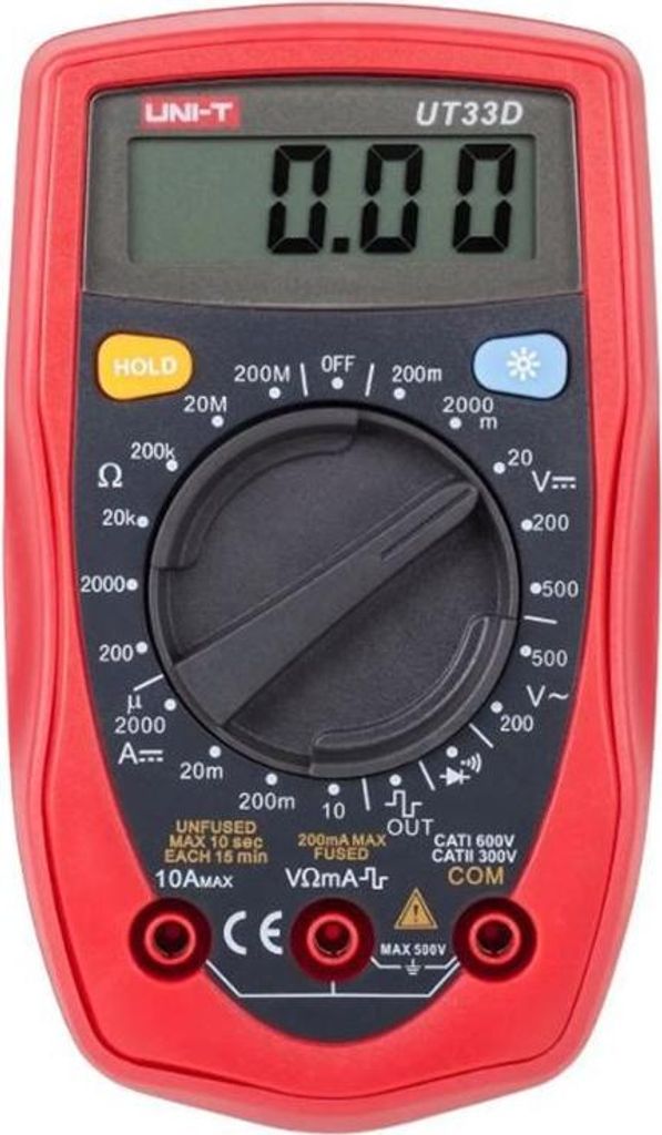 Multimeter digitálny UNI-T UT33D+ Obrázok produktu 
