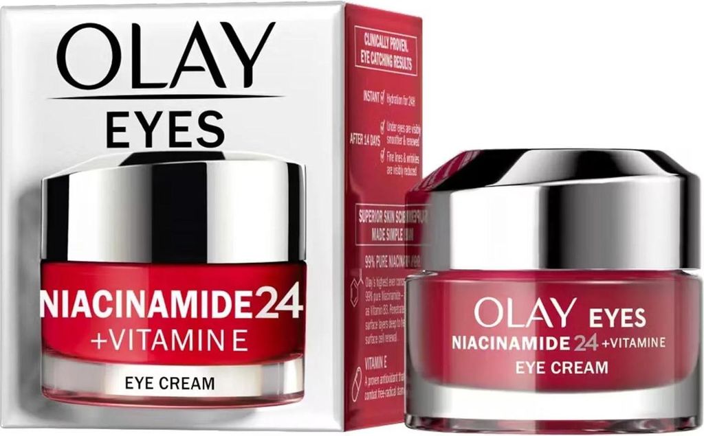Olay Niacinamida24 Vitamina e Crema Contorno De Ojos 15ml Imagen del producto 