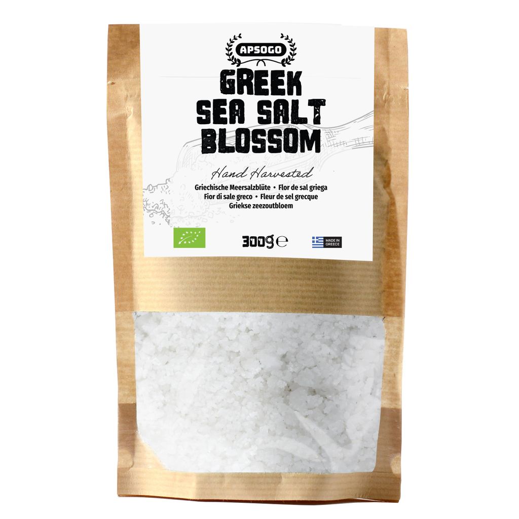 APSOGO Grobes Meersalz aus der Ägäis 300g - Naturbelassene Produktbild 