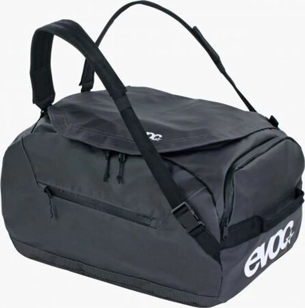 Sac de Voyage Cabine 40L Noir EVOC Duffle Bag Rucksack Polyvalent