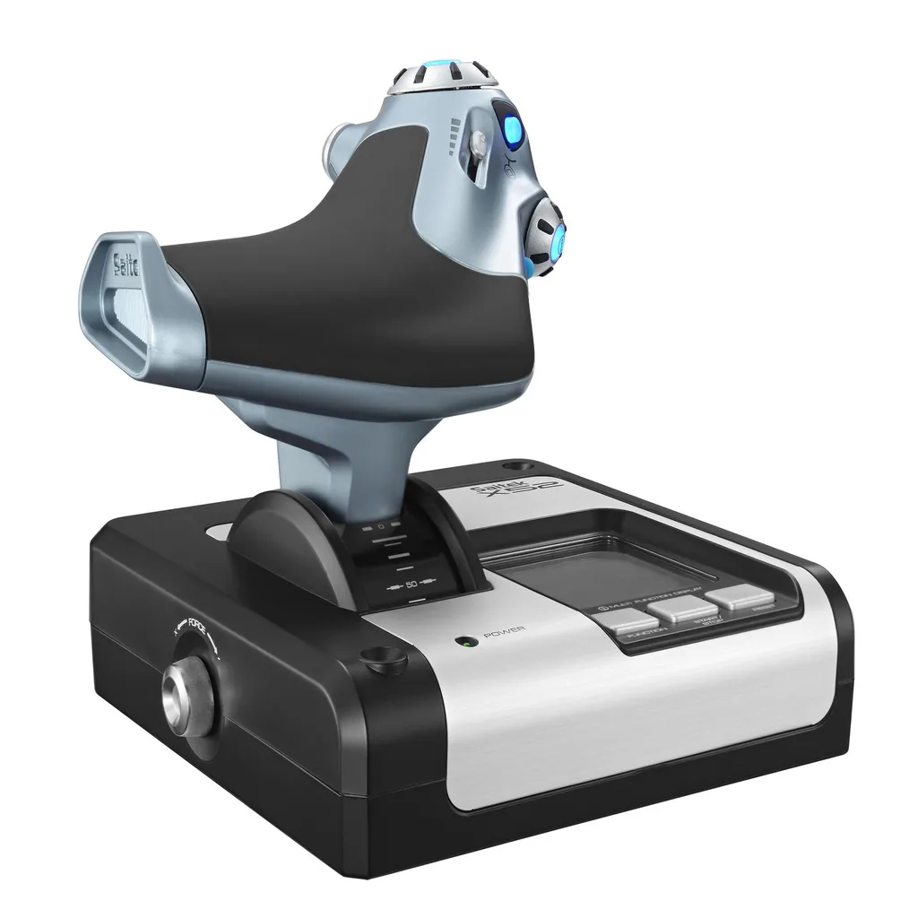 Logitech G X52 HOTAS avec Écran LCD et Commandes de Vol Programmables - 11