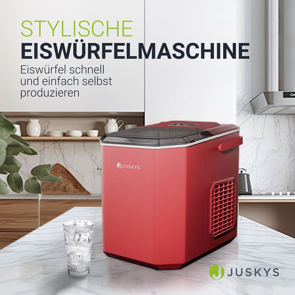Juskys Eiswürfelmaschine IceOracle - Eiswürfel in wenigen Produktbild 2