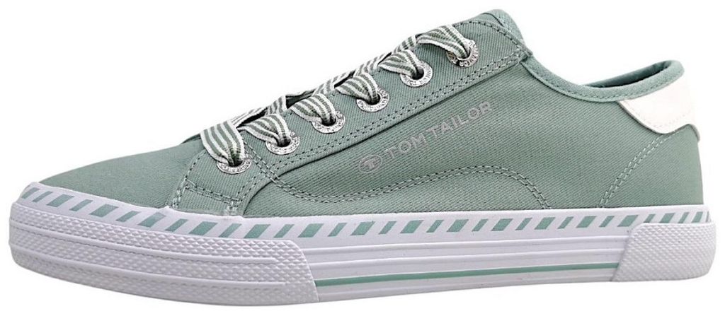 Tom Tailor Damenschuhe Schnürschuhe Sportive Grün Freizeit, Schuhgröße:40 EU