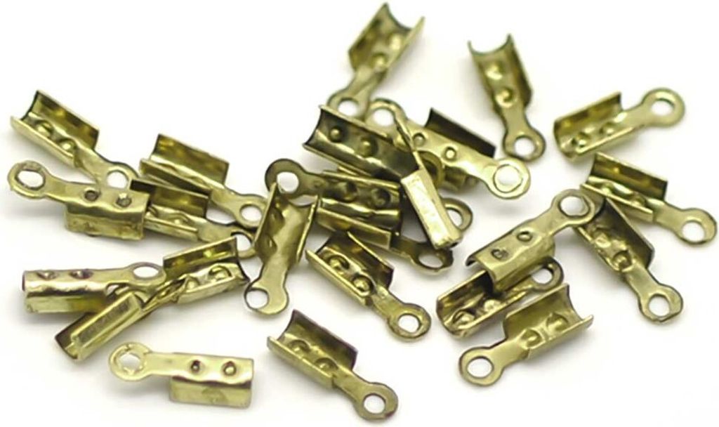 1000 Endkappen 7,5 x 2,5 mm antikmessing-bronze